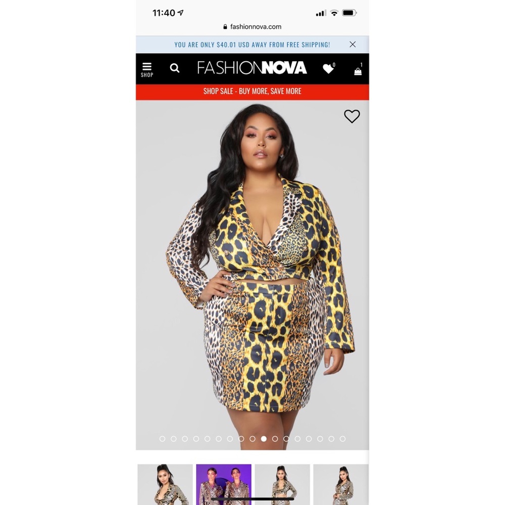 Leopard 2 piece set